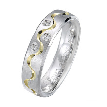 2020 Newest Gold Plated 925 Sterling Silver Jewelry Ring